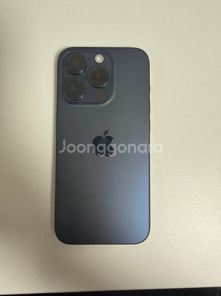 아이폰15pro 블루 티타늄 128GB s급--0