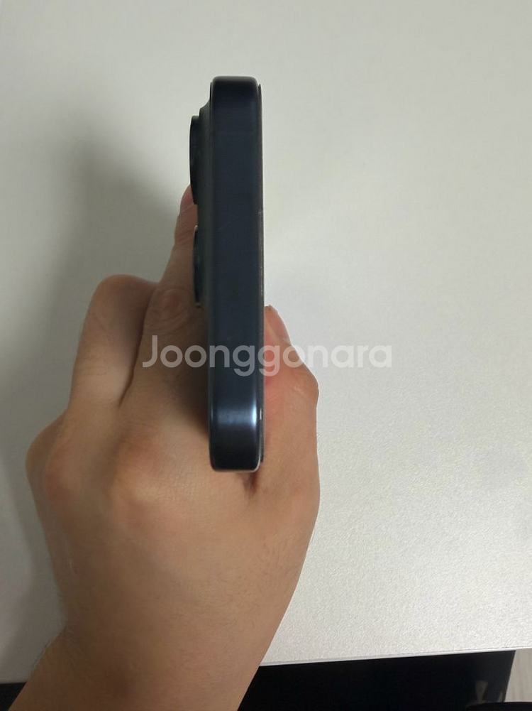 아이폰15pro 블루 티타늄 128GB s급--1