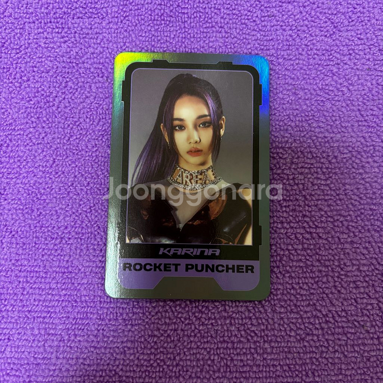 에스파 카리나 걸스 girls 광야 포카 포토카드--0