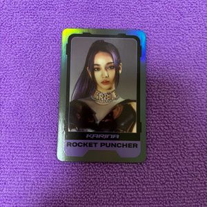 에스파 카리나 걸스 girls 광야 포카 포토카드