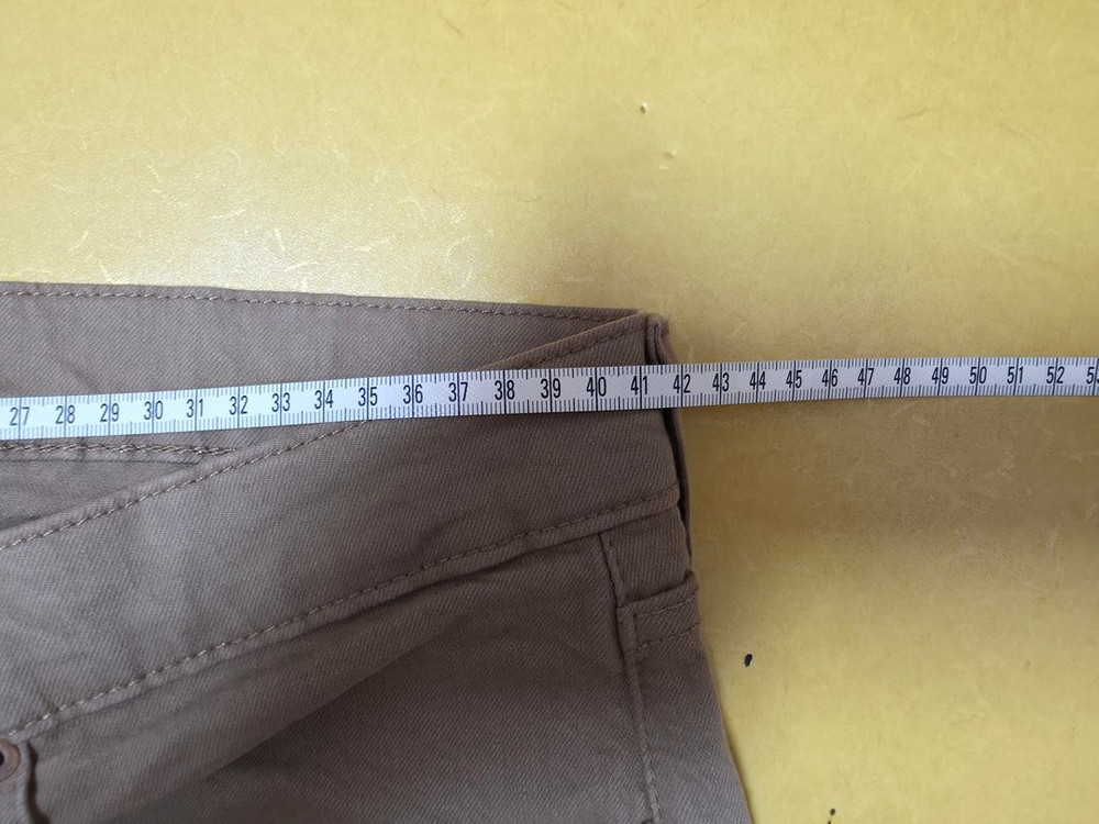 폴로 바릭 스트레이트 데님 팬츠(카키)--3