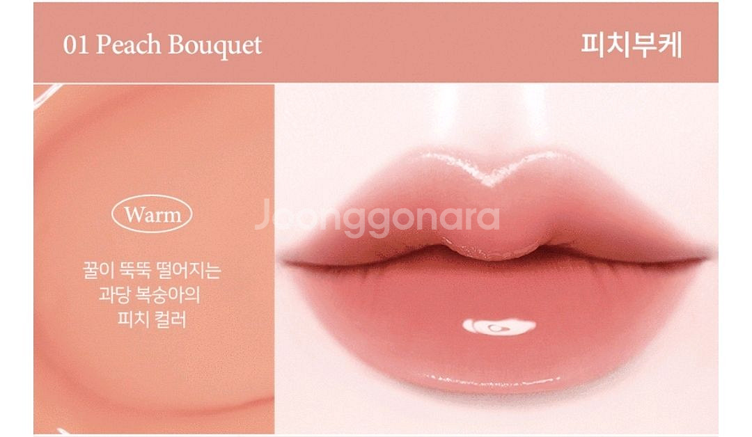 택포) 패션캣 듀이 글램 틴트 (피치부케색상)--1