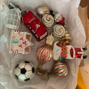 크리스마스 트리 장식 오너먼트 모음 세트 산타등