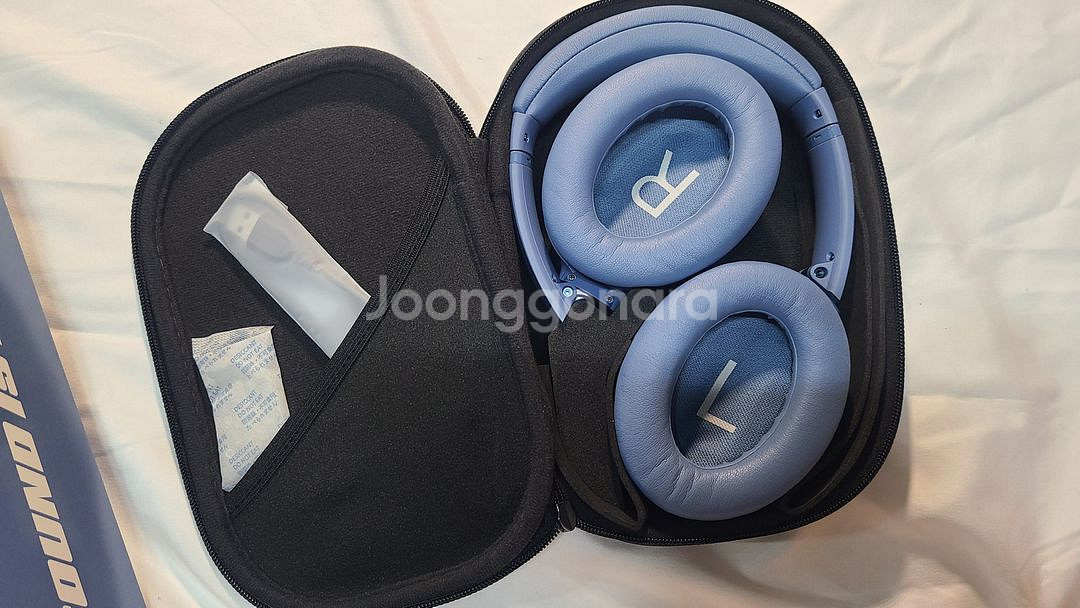 보스 QC 헤드폰 블루더스크 색상 + 선물(미니 블루투--3