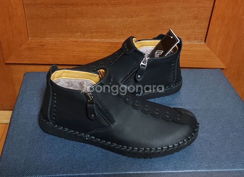 김영주 방한화 가죽 운동화 부츠 워커 250 255 2--0