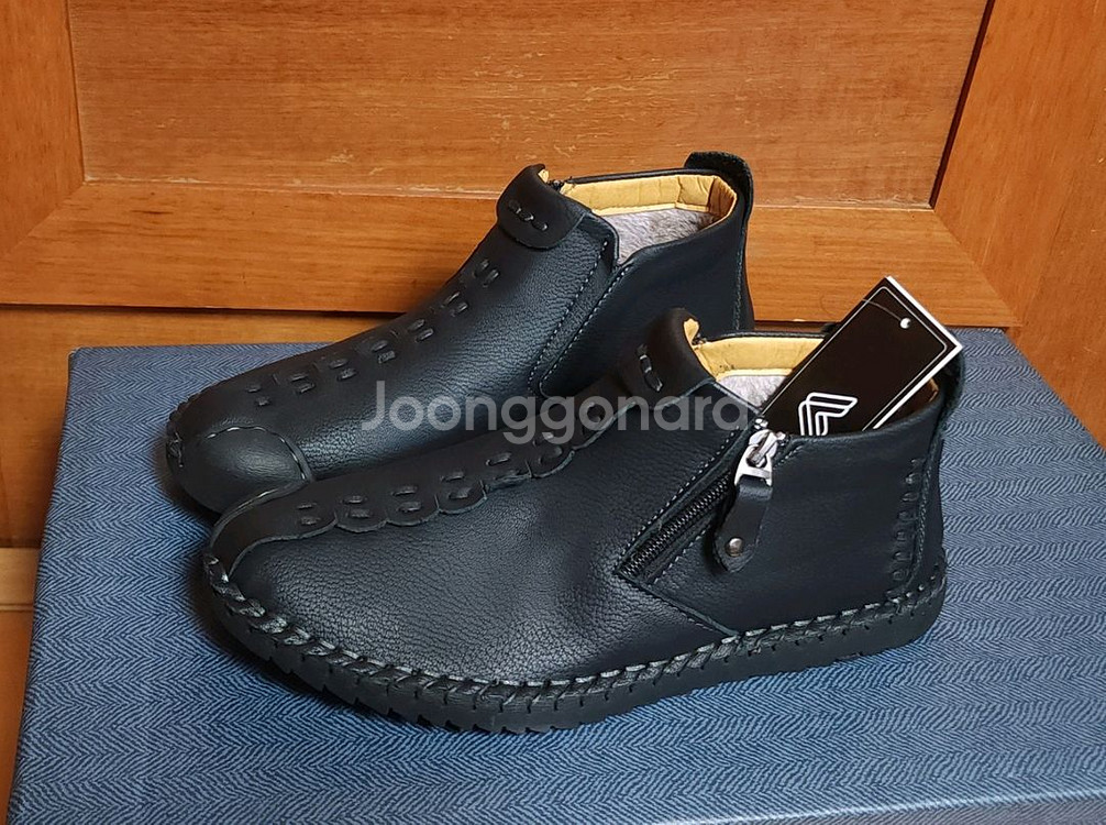 김영주 방한화 가죽 운동화 부츠 워커 250 255 2--1