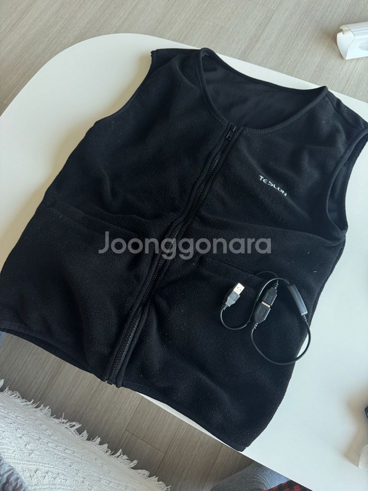 테슬론 발열조끼 전기조끼 90사이즈--0