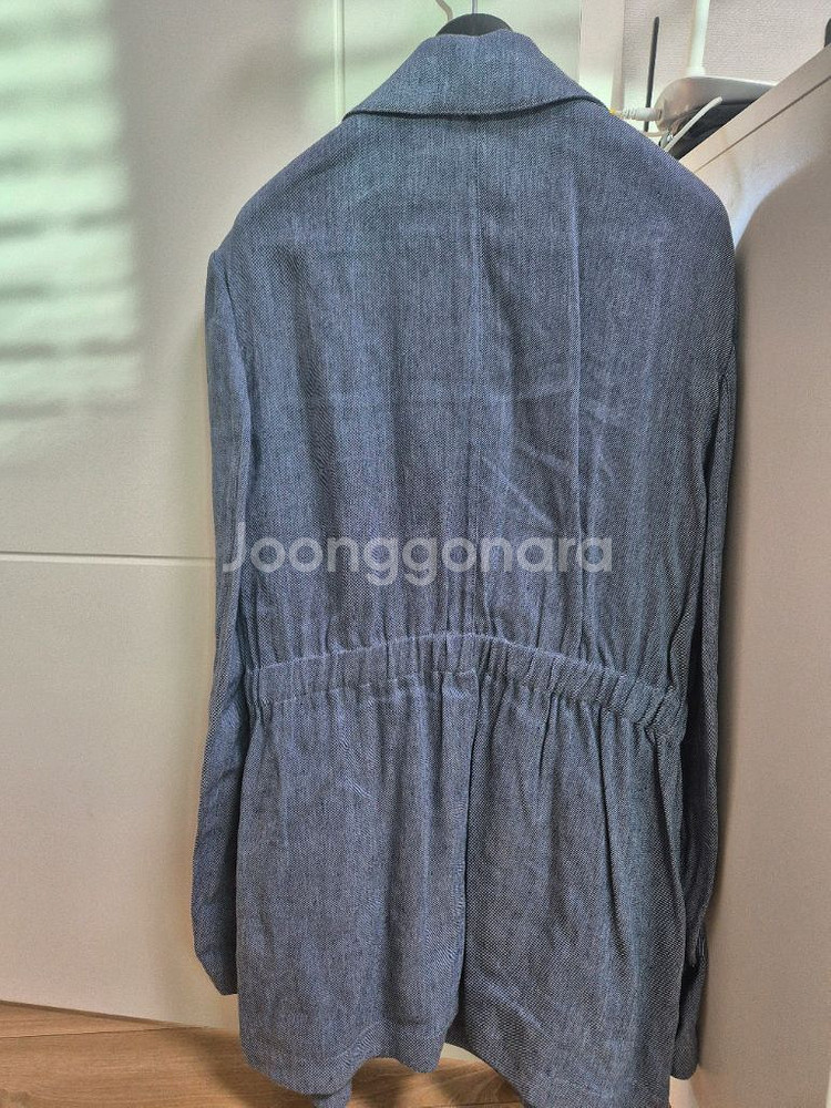 정품 띠어리 린넨 자켓--2