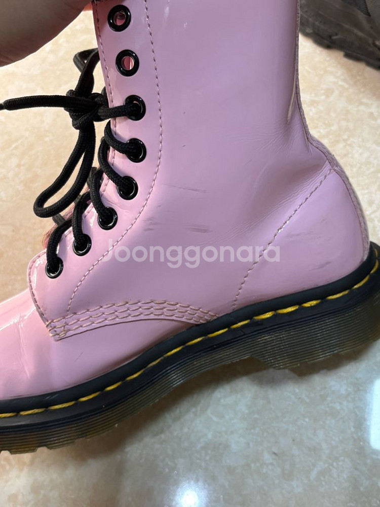 닥터마틴 1460 페이던트 핑크 uk3--4