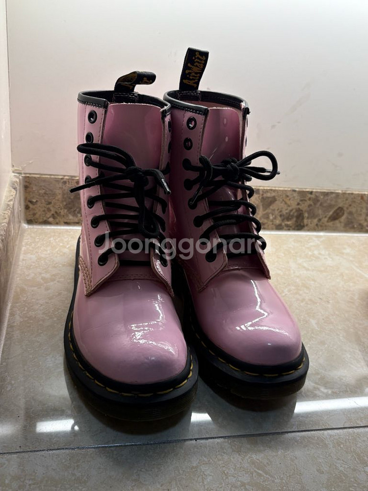 닥터마틴 1460 페이던트 핑크 uk3--2