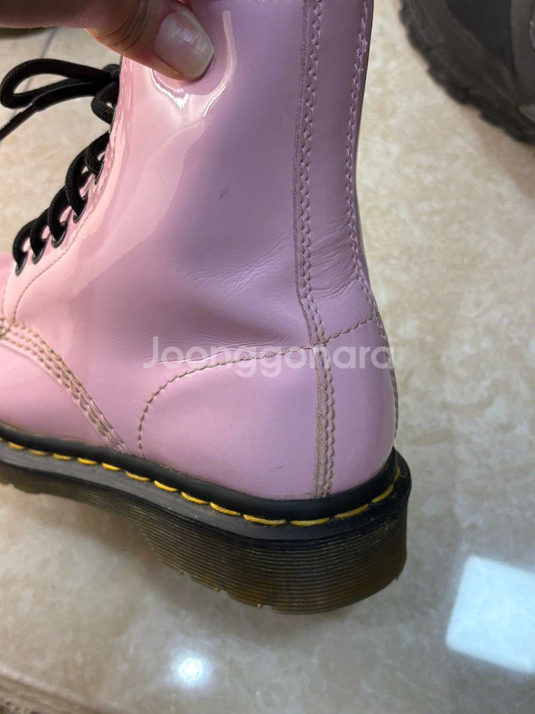 닥터마틴 1460 페이던트 핑크 uk3--9
