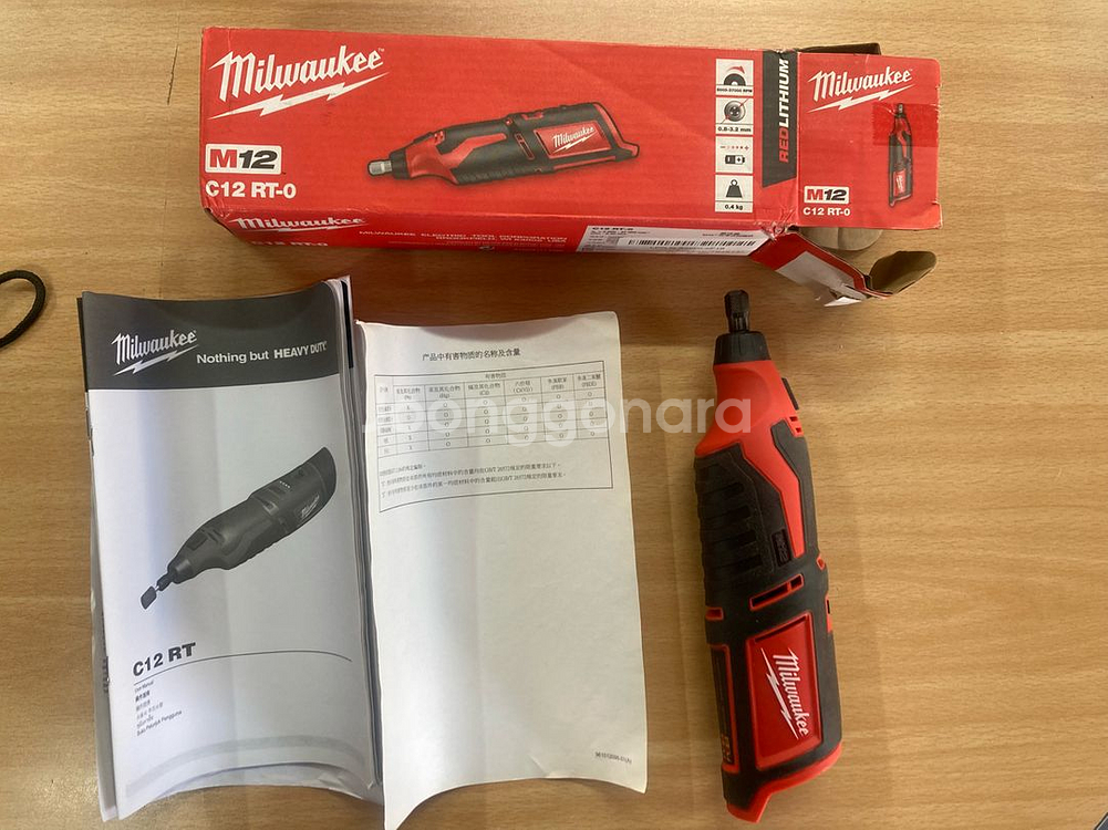 밀워키 C12 RT-0 충전 로터리 툴 본체만--0