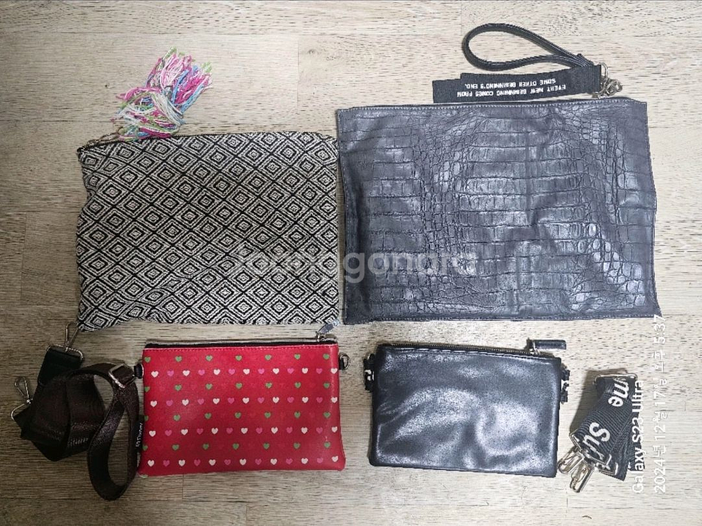여성 클러치백 4개 일괄--1