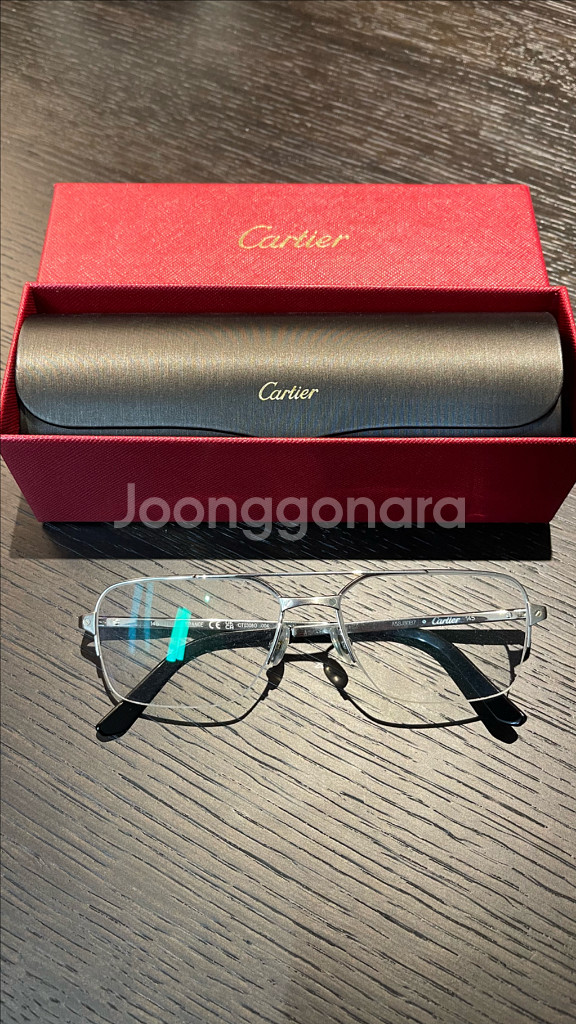 까르띠에 CT308O 004 안경 거의 새것!!--1