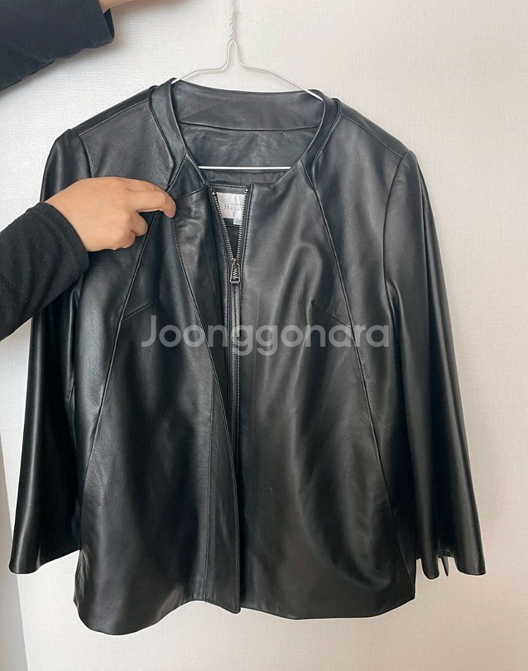 여성 양가죽자켓 헤스티지 블랙66--0