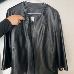 여성 양가죽자켓 헤스티지 블랙66