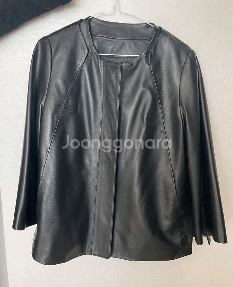 여성 양가죽자켓 헤스티지 블랙66--1