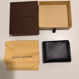 루이비통 지갑 블랙 에피 에삐 반지갑 국내정품