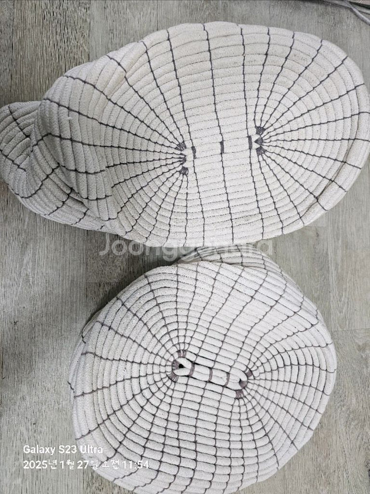 패브릭바구니 2개 일괄--3