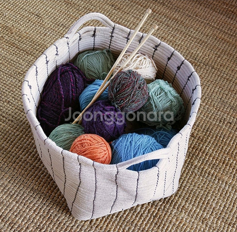 패브릭바구니 2개 일괄--6