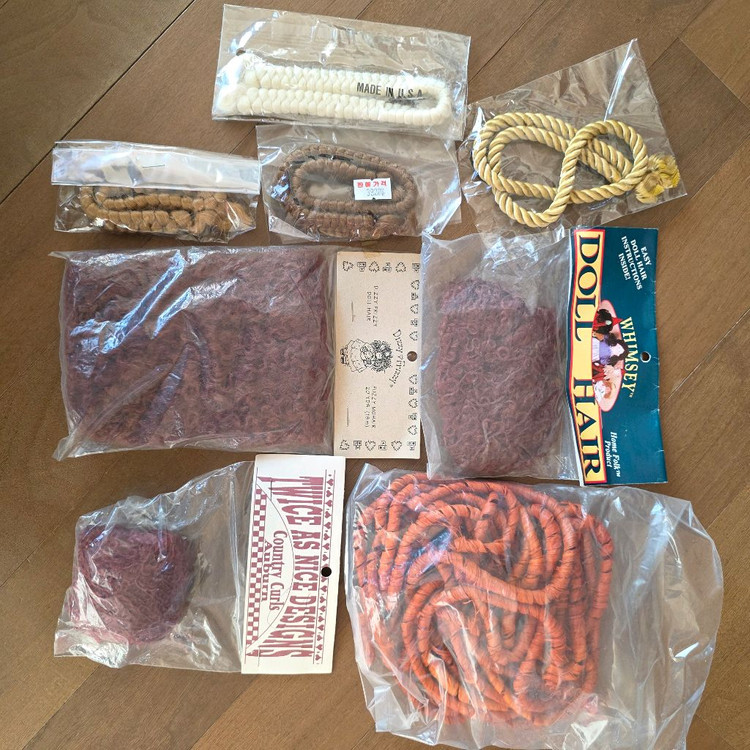 DIY인형머리카락 이미지