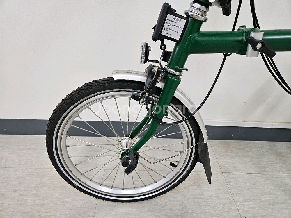 2022년식 브롬톤 C라인 M6R 레이싱그린 새제품--6