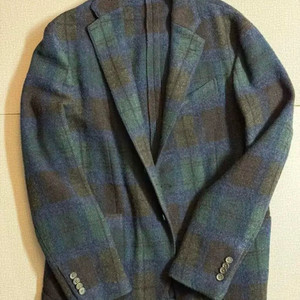 Lardini 라르디니 남성 체크 울 자켓 52 모자켓