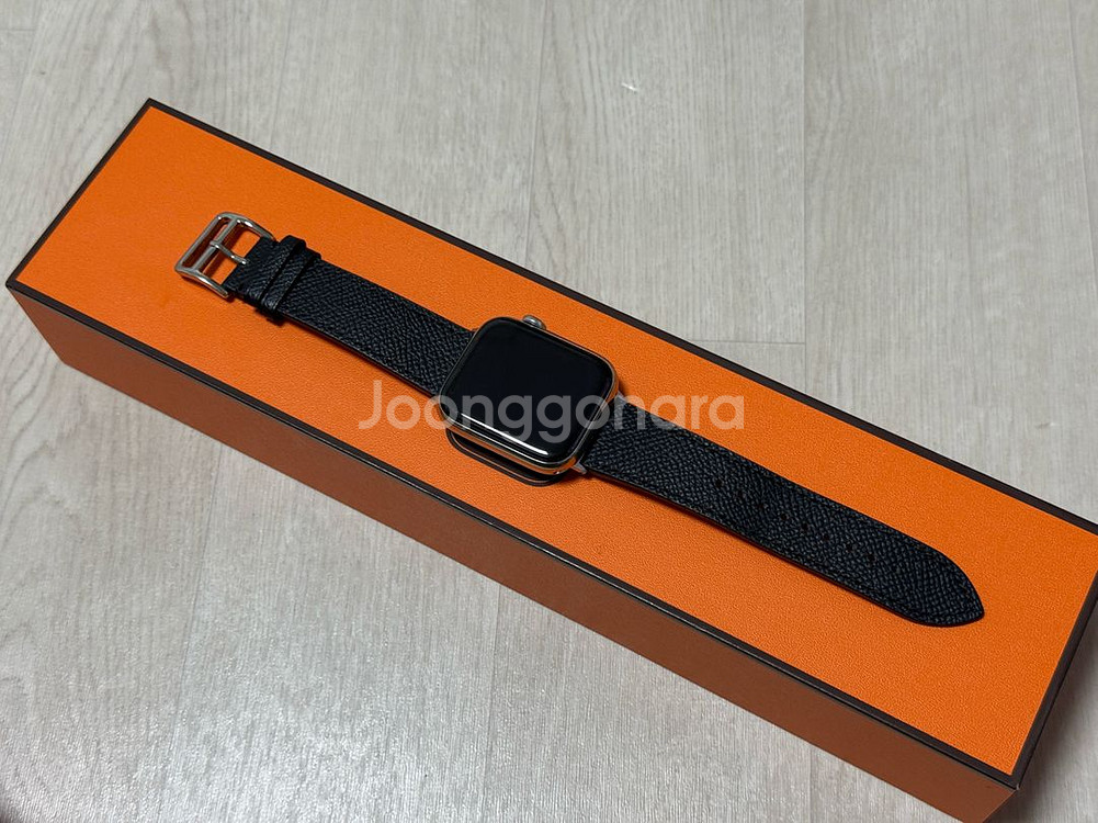 (배터리88) 애플워치6 에르메스 44mm 스테인리스--7