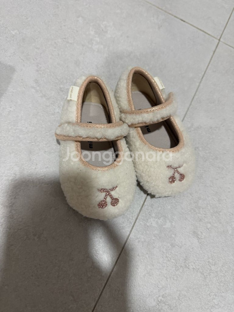 밍크뮤 체리 퍼 구두 125 / 아기 신발--0