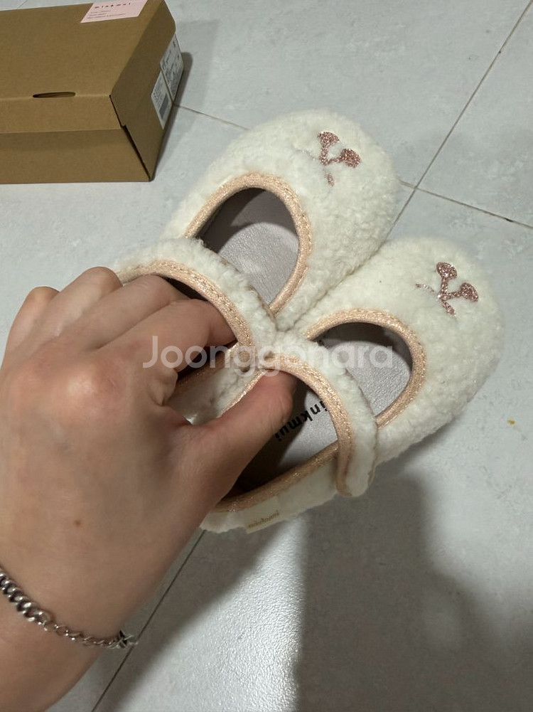 밍크뮤 체리 퍼 구두 125 / 아기 신발--2