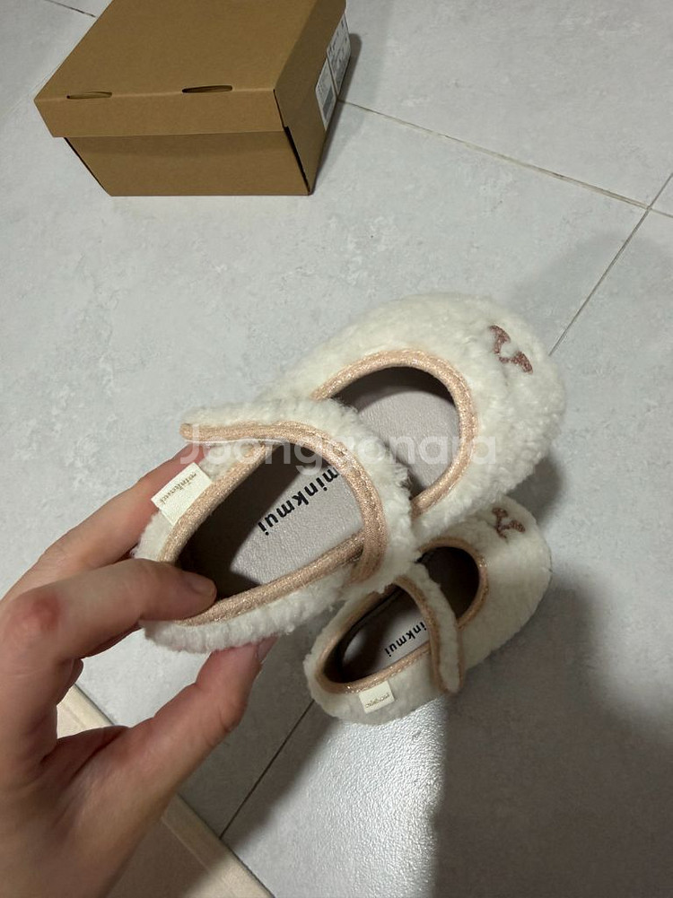 밍크뮤 체리 퍼 구두 125 / 아기 신발--5