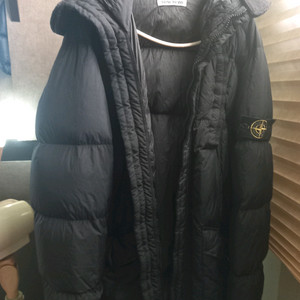 스톤아일랜드 크링클랩스 롱패딩 95
