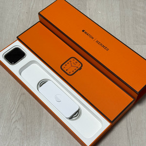 (배터리93) 애플워치7 에르메스 45mm 스테인리스