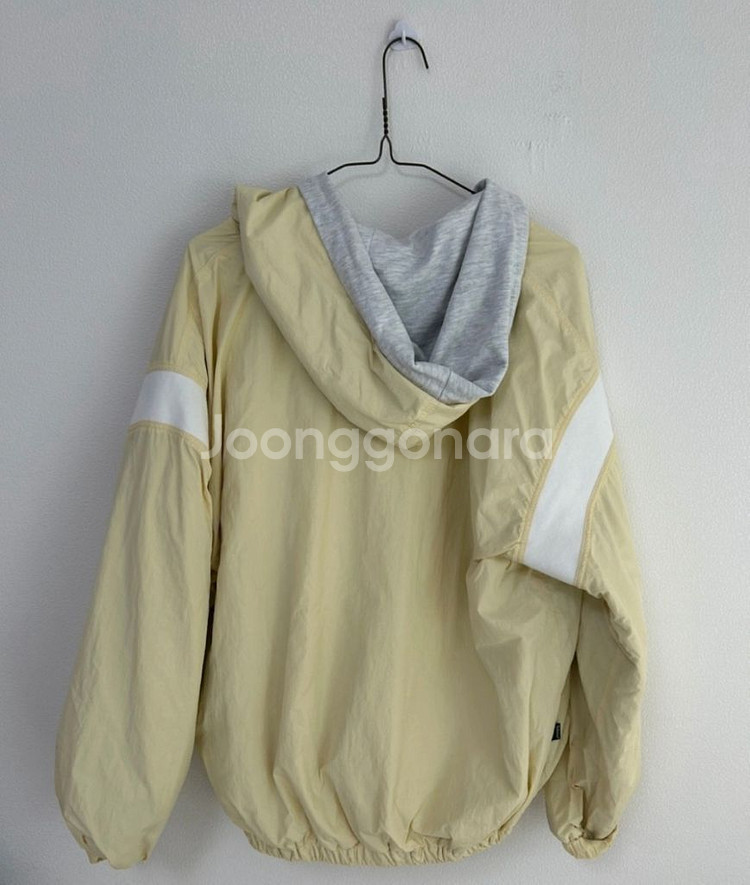 더바넷 the barnnet 옐로우 리버시블 후드집업--2