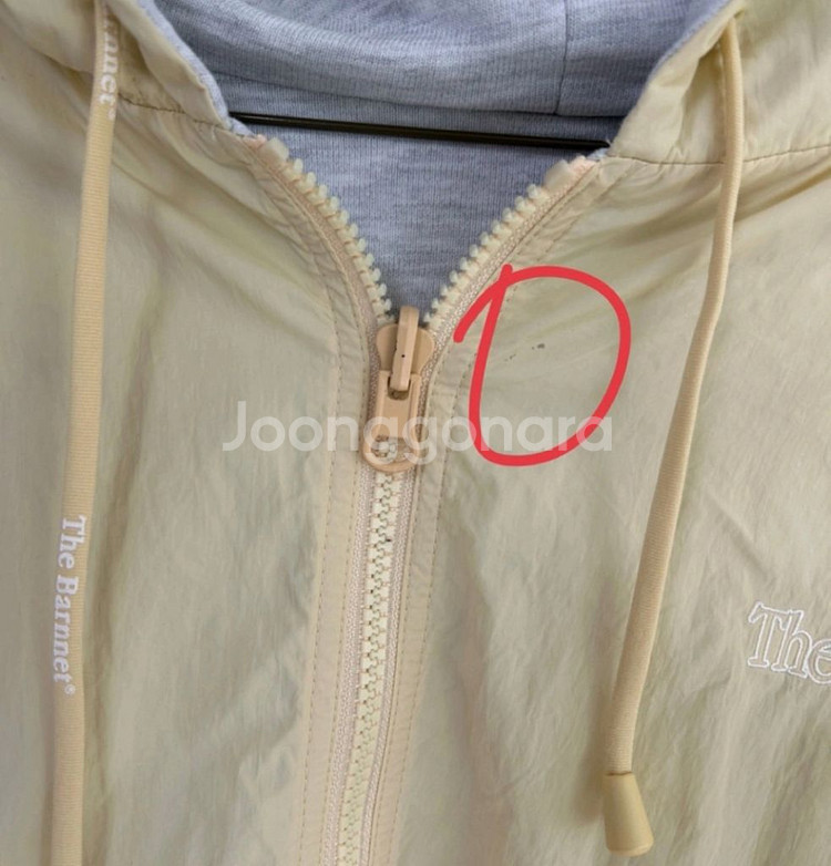 더바넷 the barnnet 옐로우 리버시블 후드집업--7