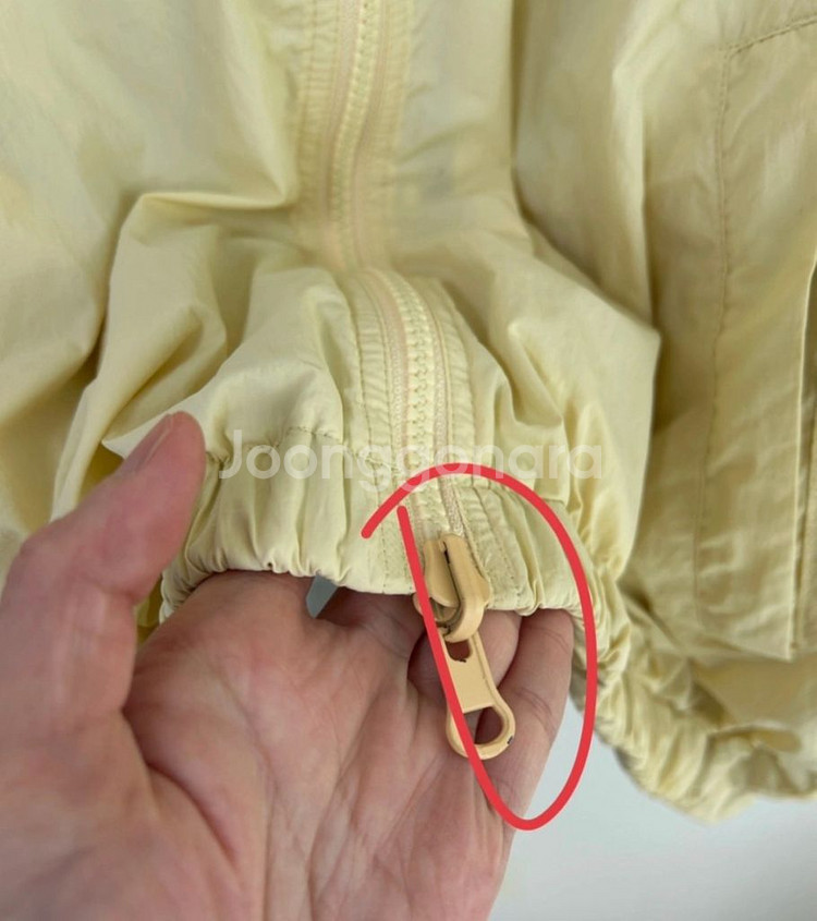 더바넷 the barnnet 옐로우 리버시블 후드집업--9