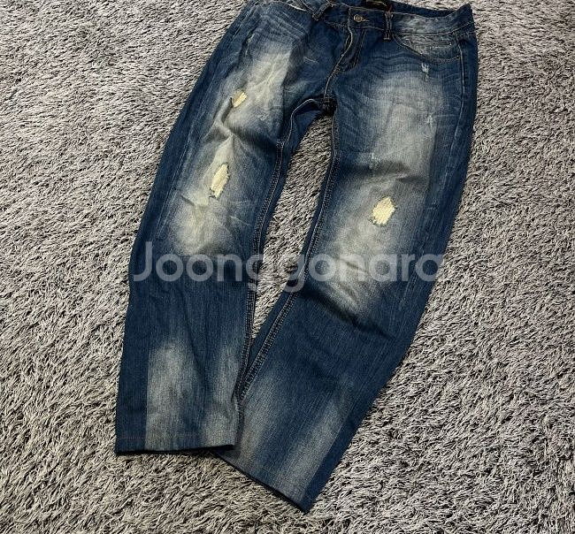 돌체앤가바나 금장 청바지 데님팬츠 데님청바지 34인치--0