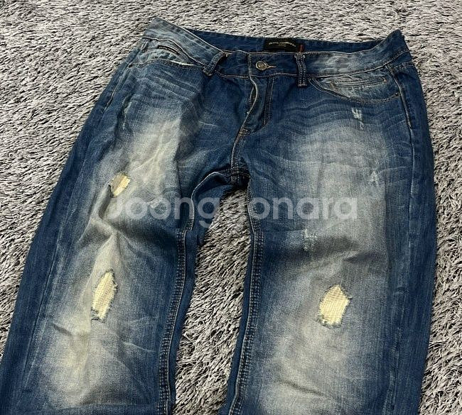 돌체앤가바나 금장 청바지 데님팬츠 데님청바지 34인치--1