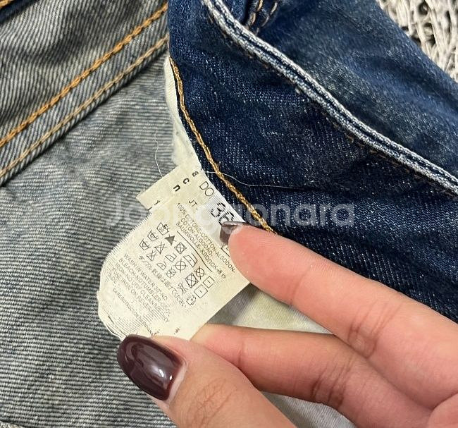 돌체앤가바나 금장 청바지 데님팬츠 데님청바지 34인치--4