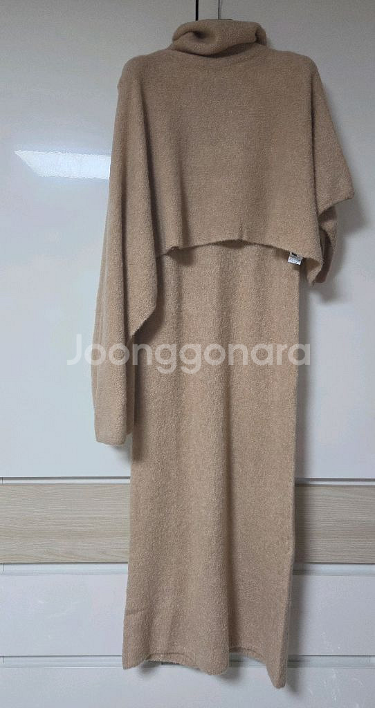 더캐시미어 부클레 니트 볼레로 셋업 랑방 마인 타임--6