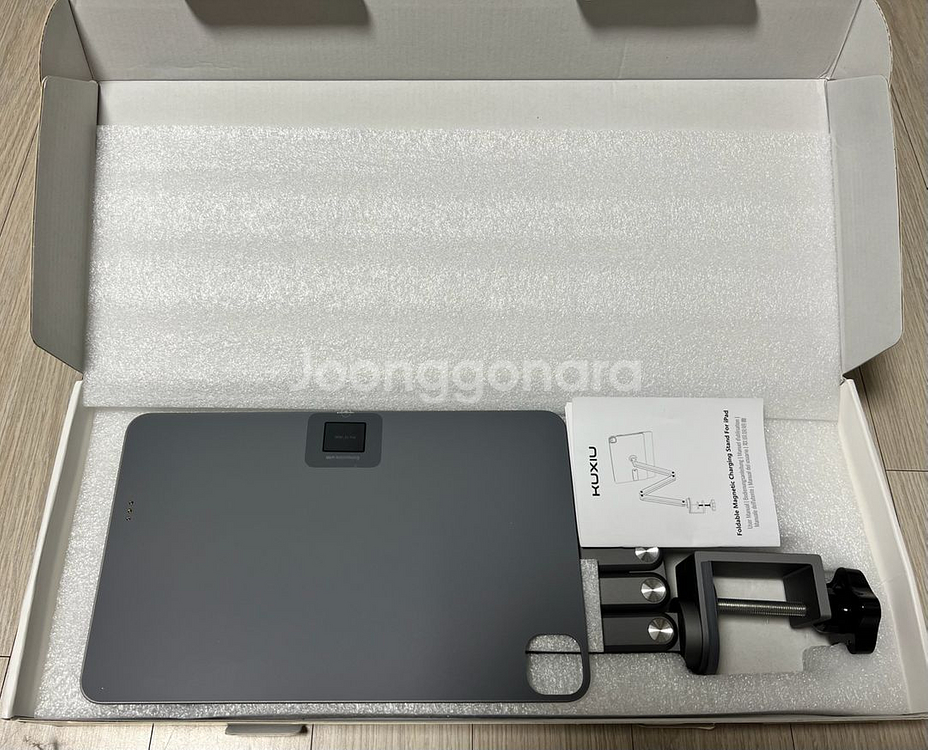 KUXIU 아이패드 접이식 마그네틱 충전 거치대--1