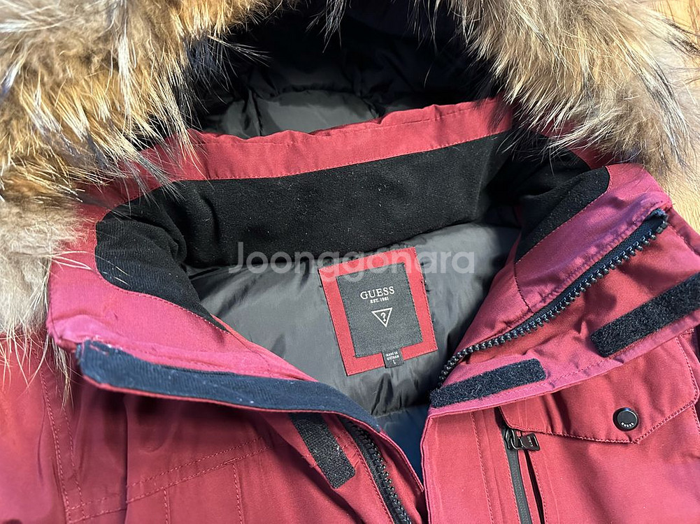 게스 남성 다운 점퍼 L--2