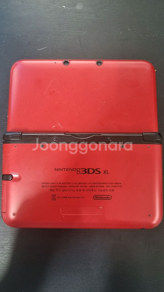 A+급/단품/포켓몬뱅크/닌텐도 3ds xl 레드--0
