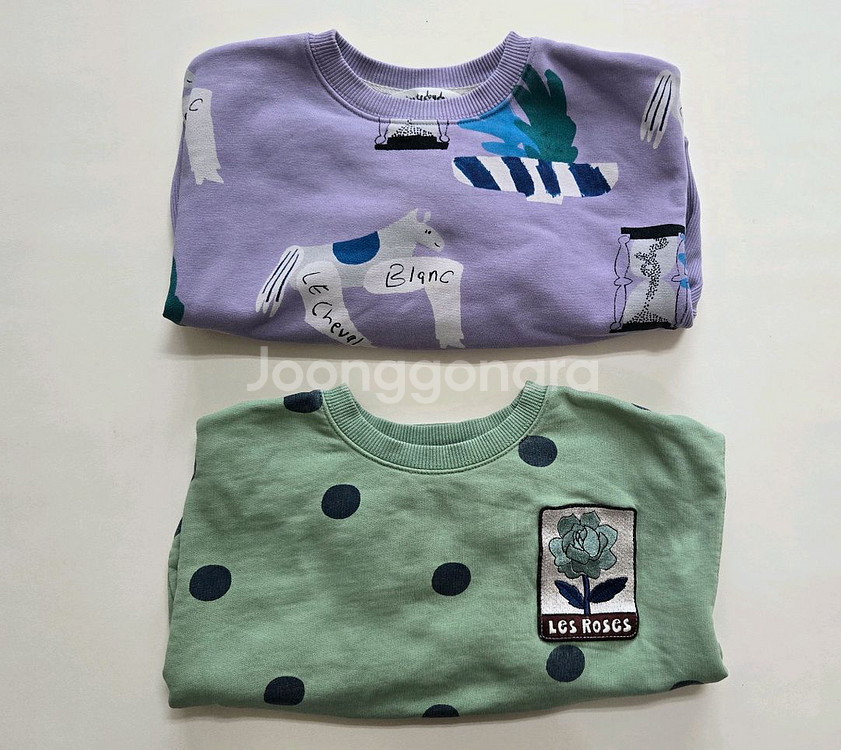 리미떼두두 맨투맨 S 2벌 일괄--0