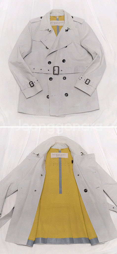 버버리 뉴켄징턴 숏트렌치코트 레인자켓 (M 100+)--1