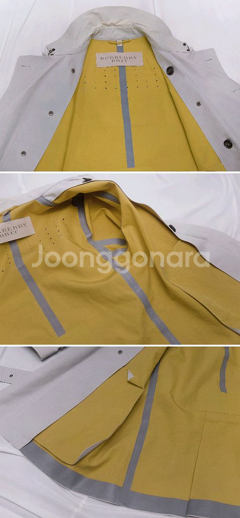 버버리 뉴켄징턴 숏트렌치코트 레인자켓 (M 100+)--6