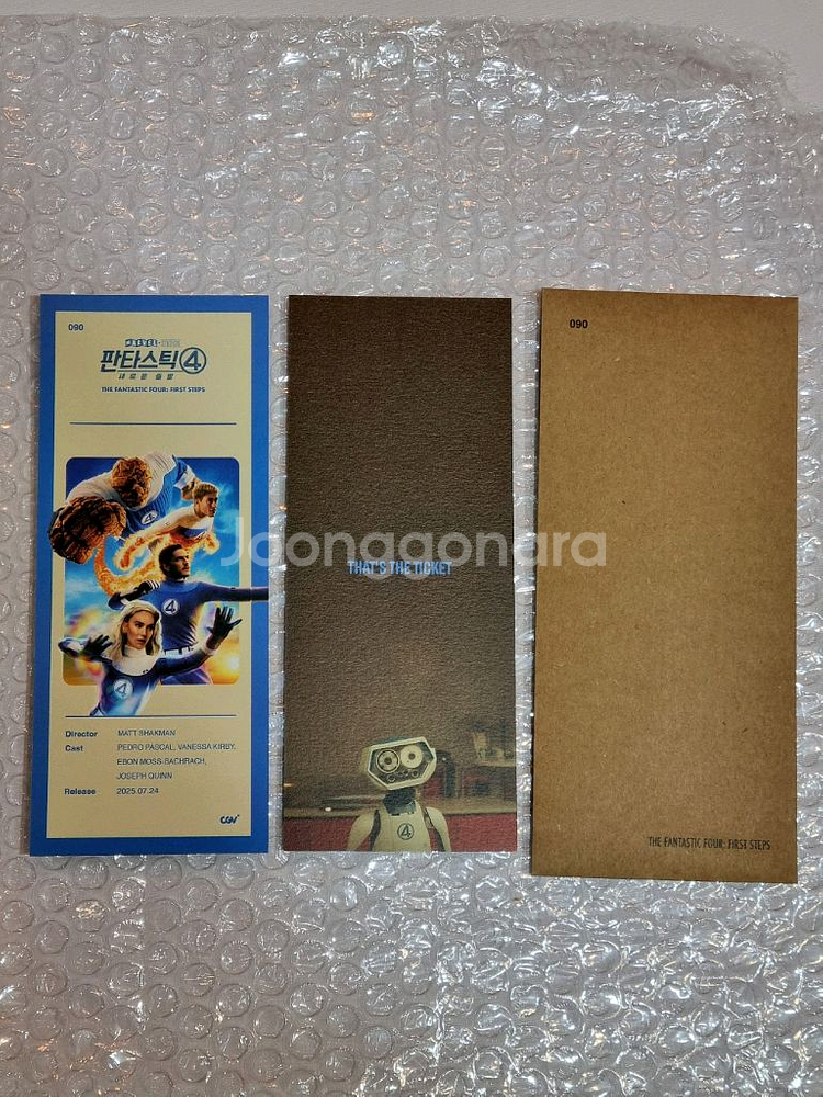 네고가능) 마블 판타스틱4 cgv ttt TTT--1