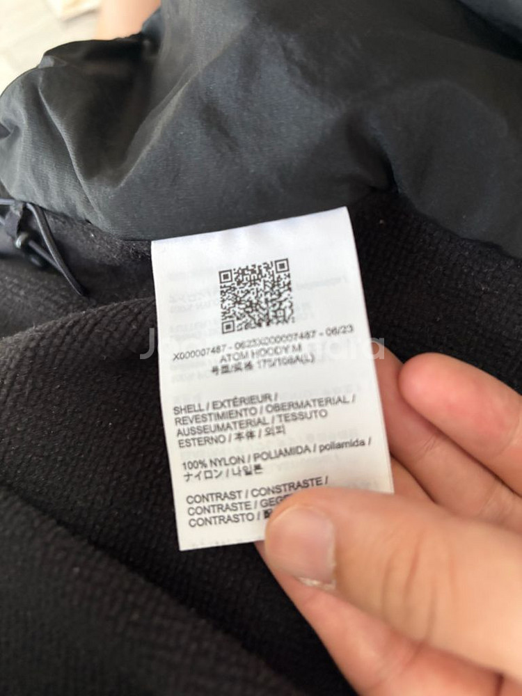 아크테릭스 아톰 후디(lt) 블랙 L--5