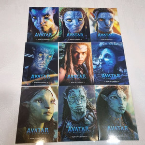 네고가능) 아바타 물의 길 메가박스 미니 포스터 세트