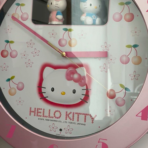 시티즌 헬로키티 카라쿠리 벽시계 4MH748-M13